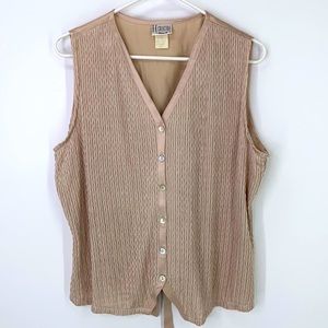 Vintage 80s 90s Vest Women’s Size XL